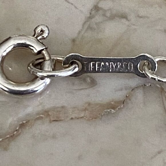 Tiffany & Co. Elsa Peretti Aries Zodiac Sign Necklace 925 Sterling Silver - Picture 6 of 8